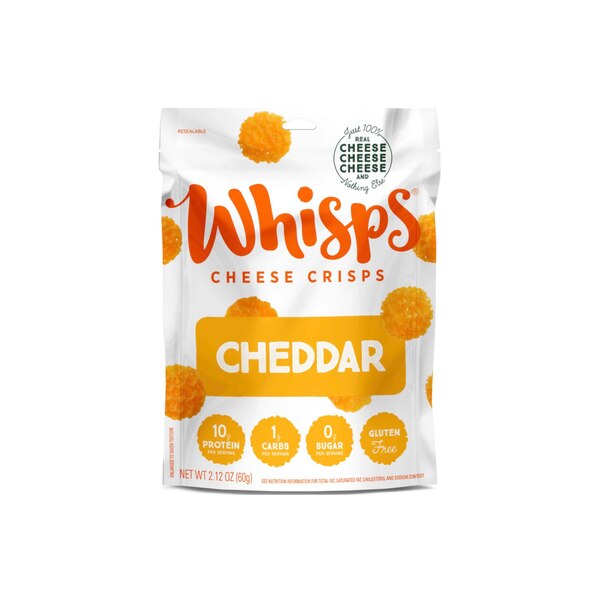 Whisps Cheese Crisps Cheddar, 2.12 oz