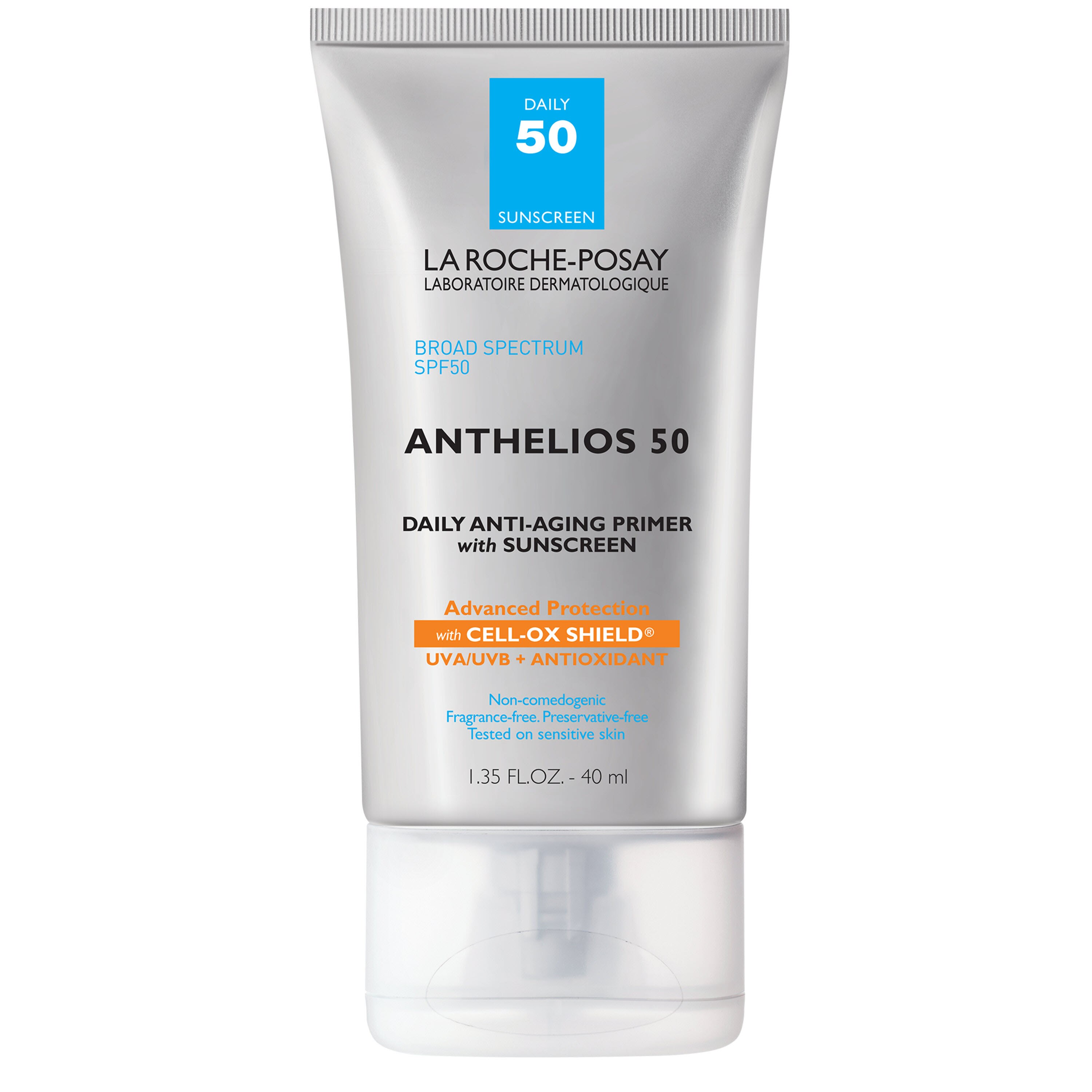 La Roche-Posay Anthelios Daily Anti-Aging Face Primer with SPF 50 Sunscreen, 1.35 OZ