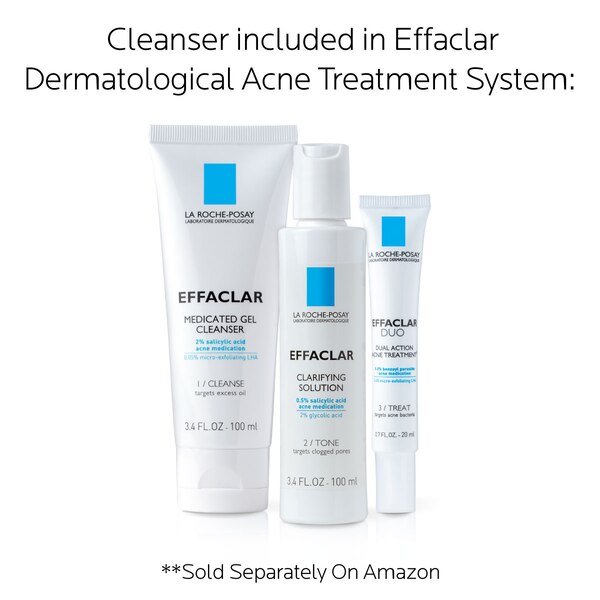 La Roche-Posay Effaclar Medicated Gel Face Cleanser, 6.76 OZ