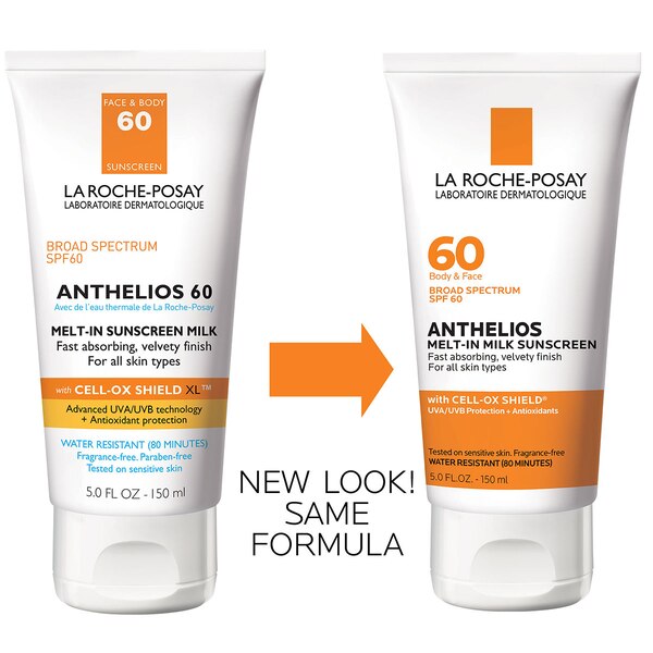La Roche-Posay Anthelios Melt-In Milk - Loción con protector solar, SPF 60
