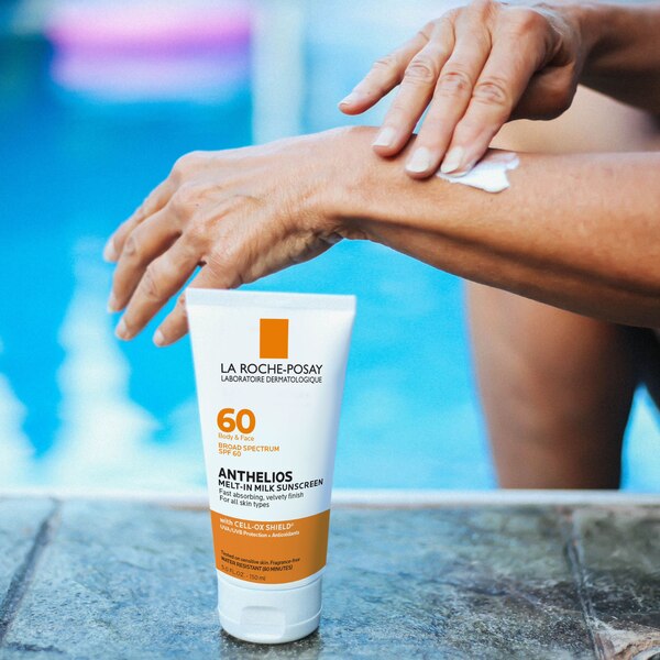 La Roche-Posay Anthelios Melt-In Milk - Loción con protector solar, SPF 60