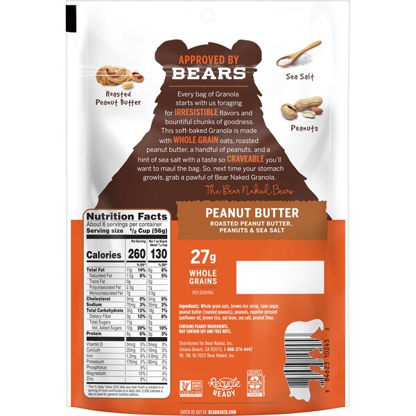 Bear Naked Triple Berry Granola, 12 oz