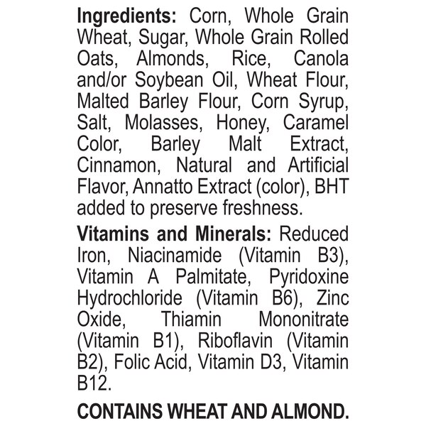 Honey Bunch Oats with Almonds Cereal, 14.5 oz