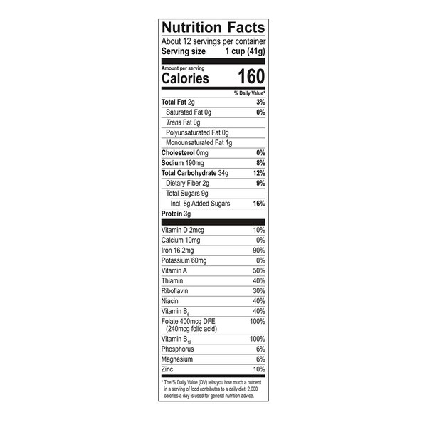 Honey Bunches of Oats, Honey Roasted Cereal, Family Size, 18 oz