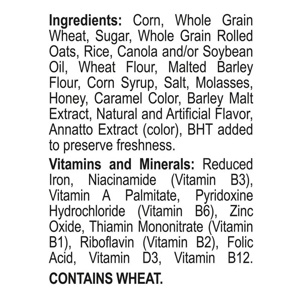 Honey Bunches of Oats, Honey Roasted Cereal, Family Size, 18 oz