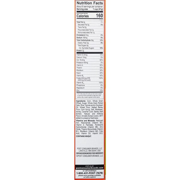 Honey Bunch of Oats Honey Roasted Cereal, 14.5 oz