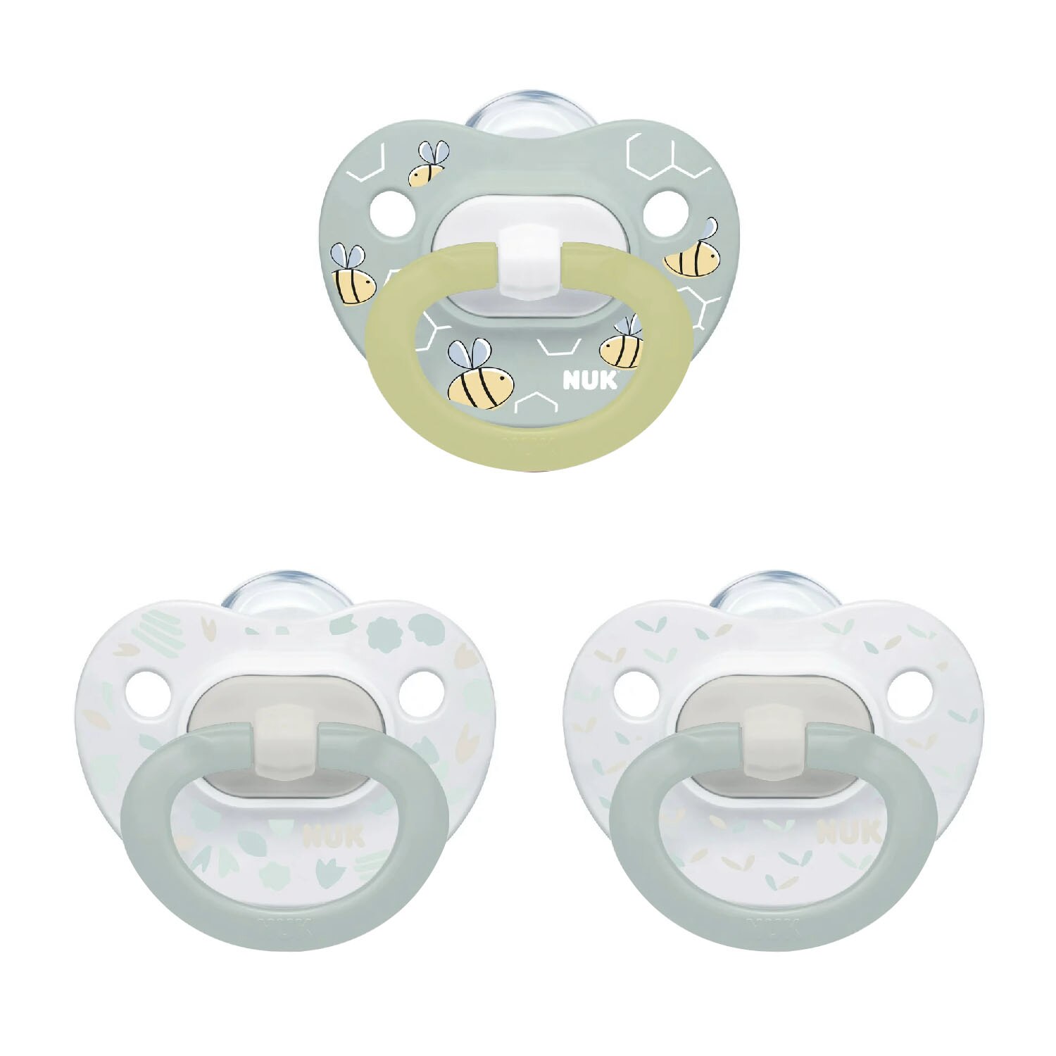 NUK Orthodontic Pacifier Value Pack,0-6 Months, 3CT