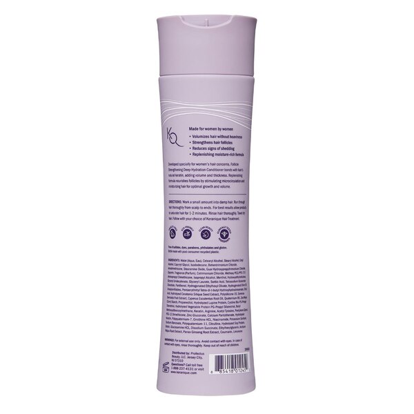 Keranique Rejuvenate Deep Hydration Follicle Strengthening Conditioner, 8 OZ