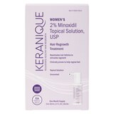 Keranique Women's 2% Minoxidil Solution for Hair Regrowth, 1 Month Supply, thumbnail image