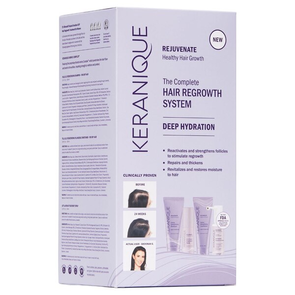 Keranique Rejuvenate Deep Hydration Complete Hair Regrowth System