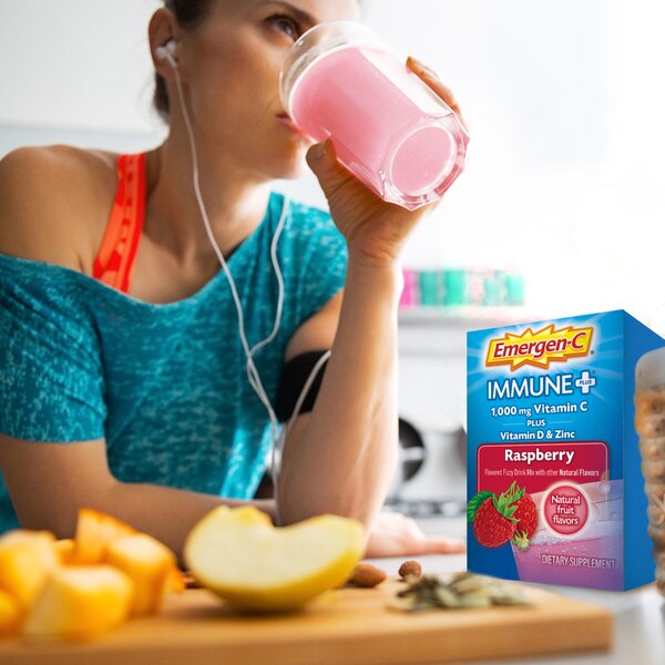 Emergen-C Immune+ 1000mg Vitamin C Powder, 30 CT
