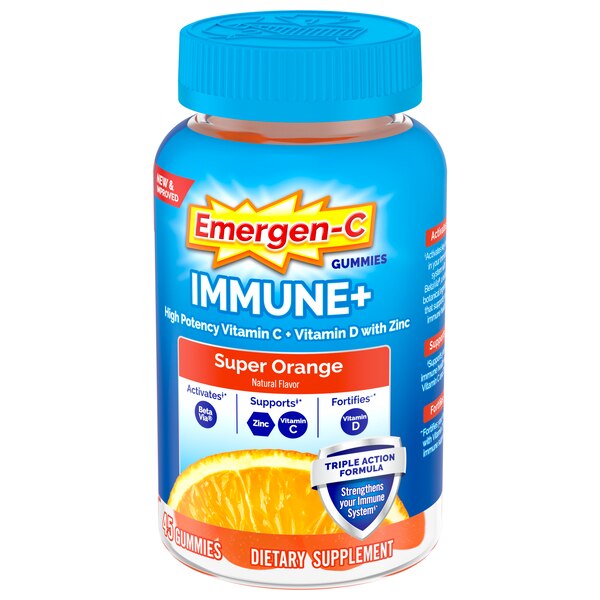Emergen-C Immune+ Triple Action Immune Support Gummies, 45 CT