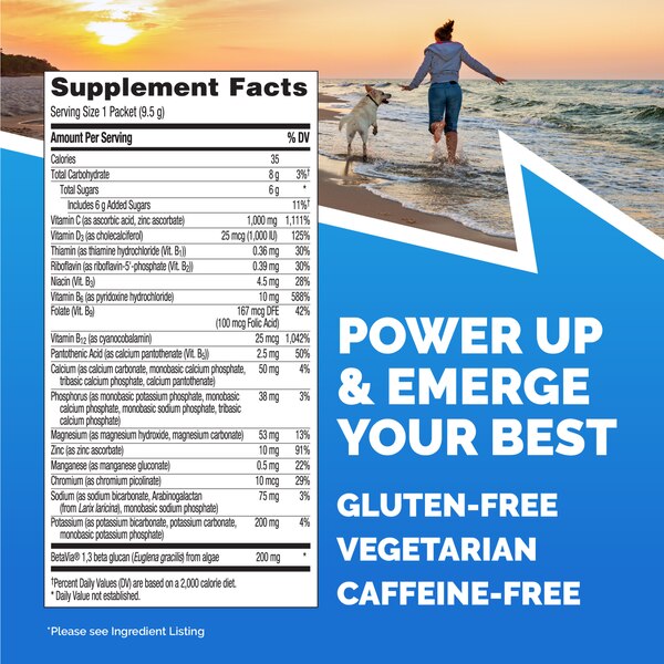 Emergen-C Immune+ Triple Action Immune Support Powder, 18 CT