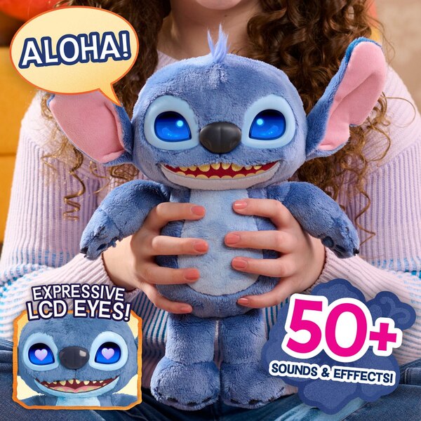 Disney Stitch Many Moods of Stitch Plush, 14 in