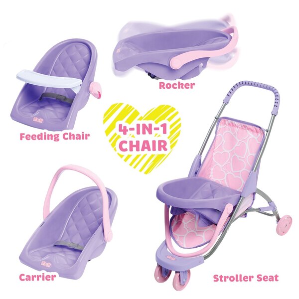 Heart to Heart 6-Piece Deluxe Doll Accessory Set (Doll Sold Separately)