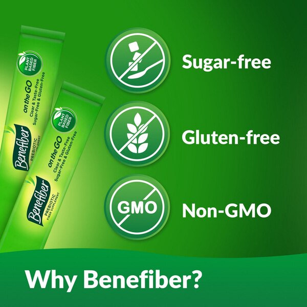Benefiber Unflavored Sticks, 48 CT