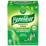 Benefiber Prebiotic Fiber Supplement Powder Stick Packs, Unflavored, thumbnail image