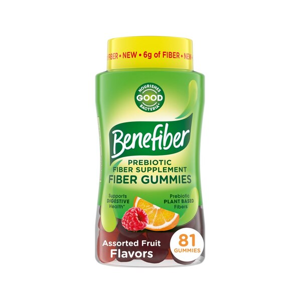 Benefiber Prebiotic Fiber Gummies for Digestive Health