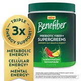 Benefiber Prebiotic Fiber Plus Supergreens, Watermelon Lemonade, 8.81 OZ, thumbnail image