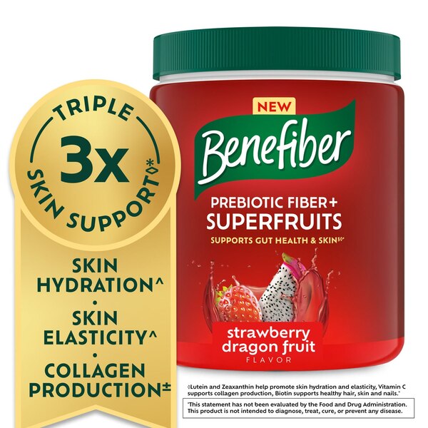 Benefiber Prebiotic Fiber and Super Fruits, 8.81 OZ
