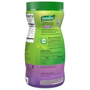 Benefiber Chewable Prebiotic Fiber Chewable Tablets