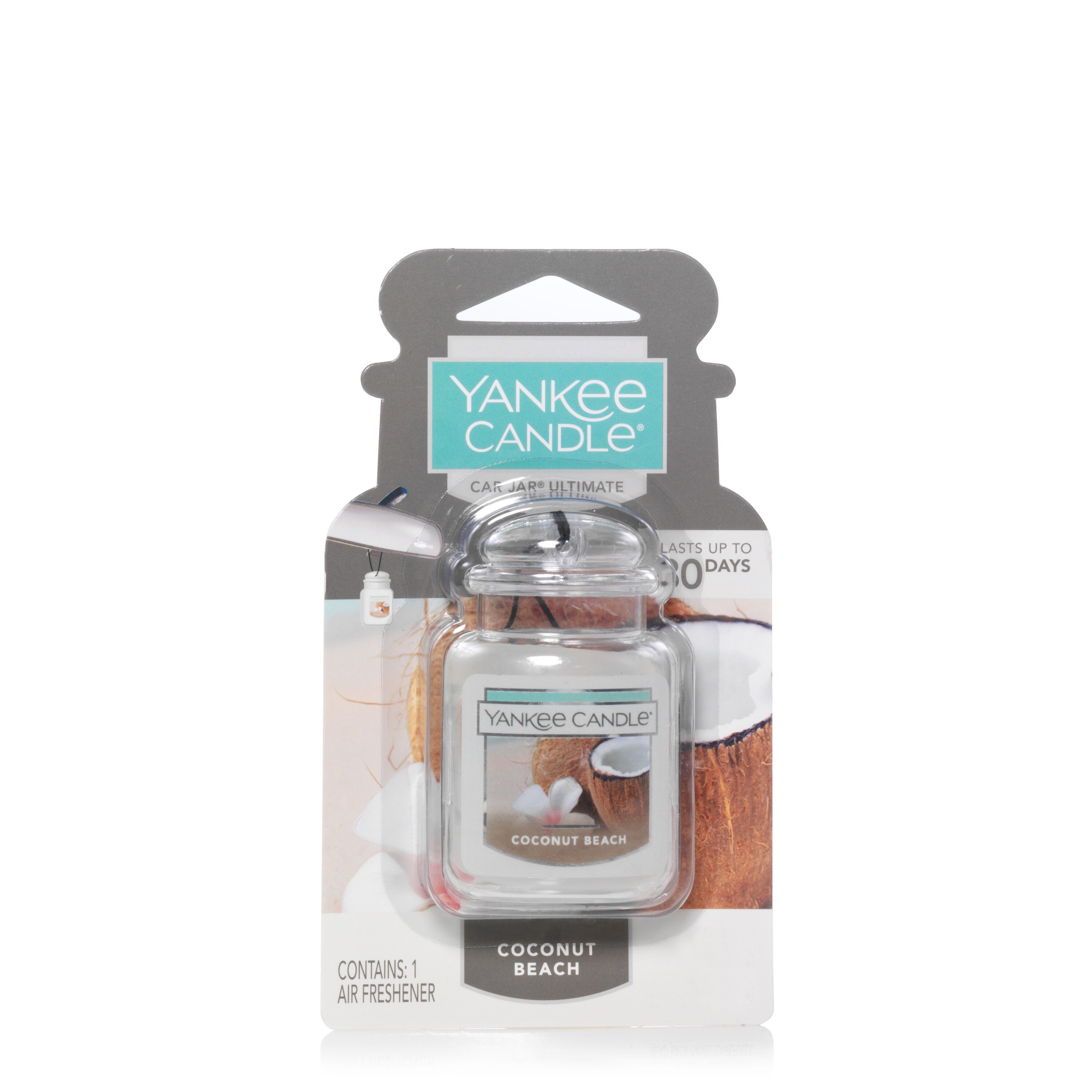 Yankee Candle Coconut Beach Car Jar Ultimate Air Freshener