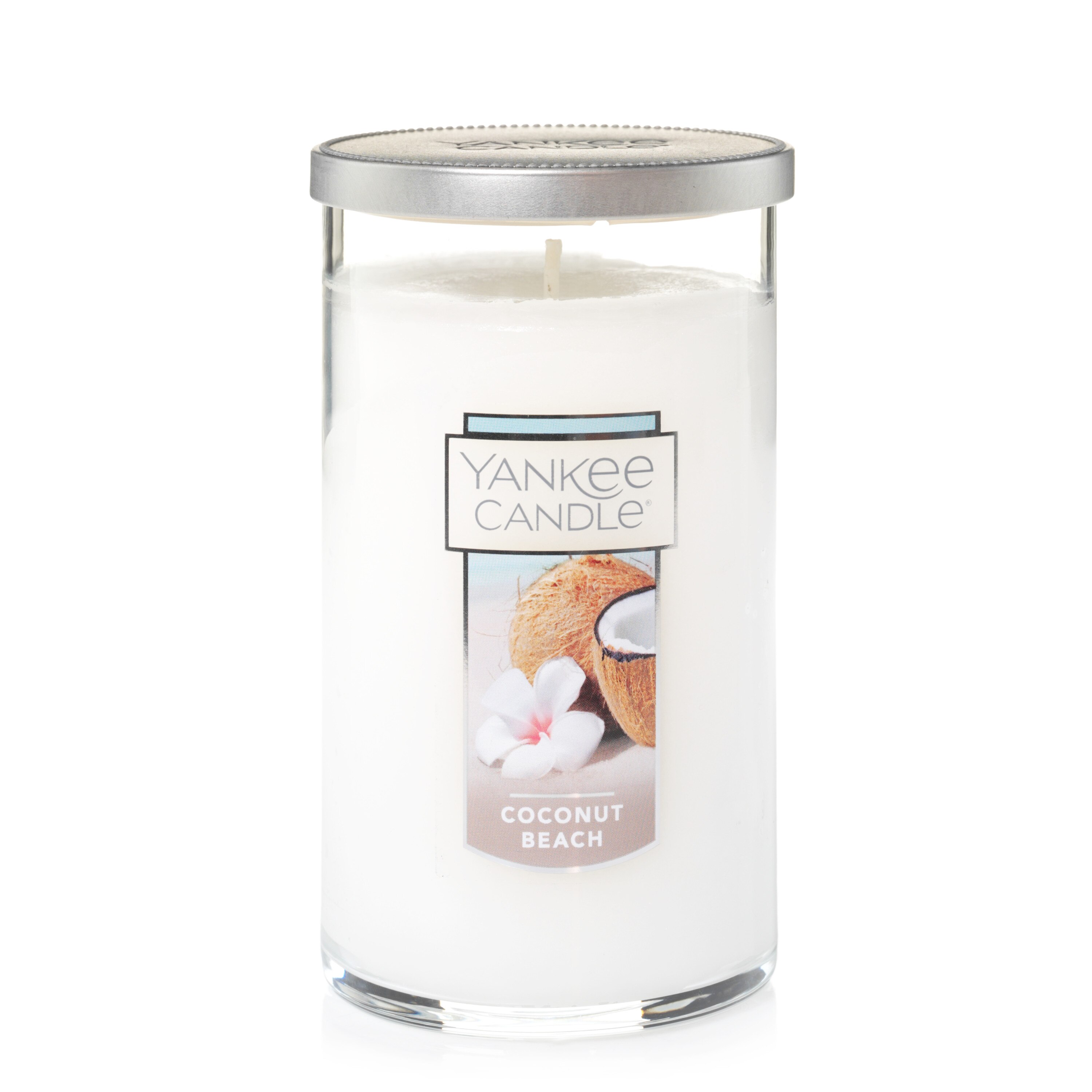 Yankee Candle Coconut Beach Perfect Pillar Candle, 12 OZ
