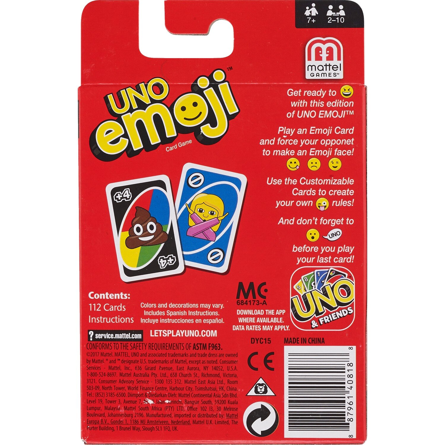 Juego uno emoji on sale