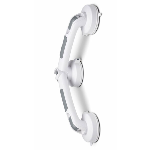 Medline Suction Grab Bar with suction cups and locking indicators