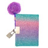 Claire's Club Rainbow Butterfly Lock Diary, thumbnail image 3 of 3