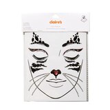Claire's Halloween Cat Face Tattoo, thumbnail image
