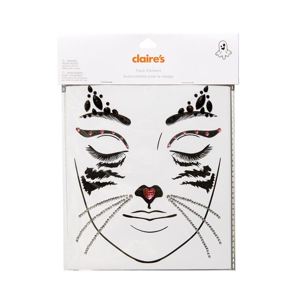 Claire's Halloween Cat Face Tattoo