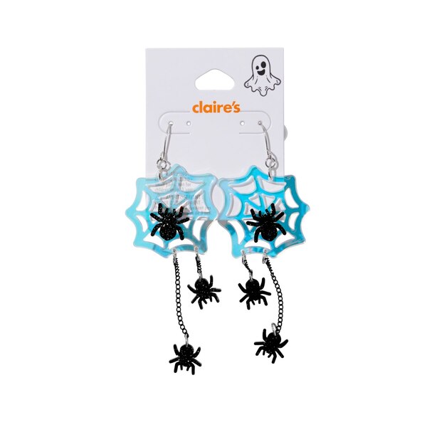 Claire's Halloween Spider Earrings