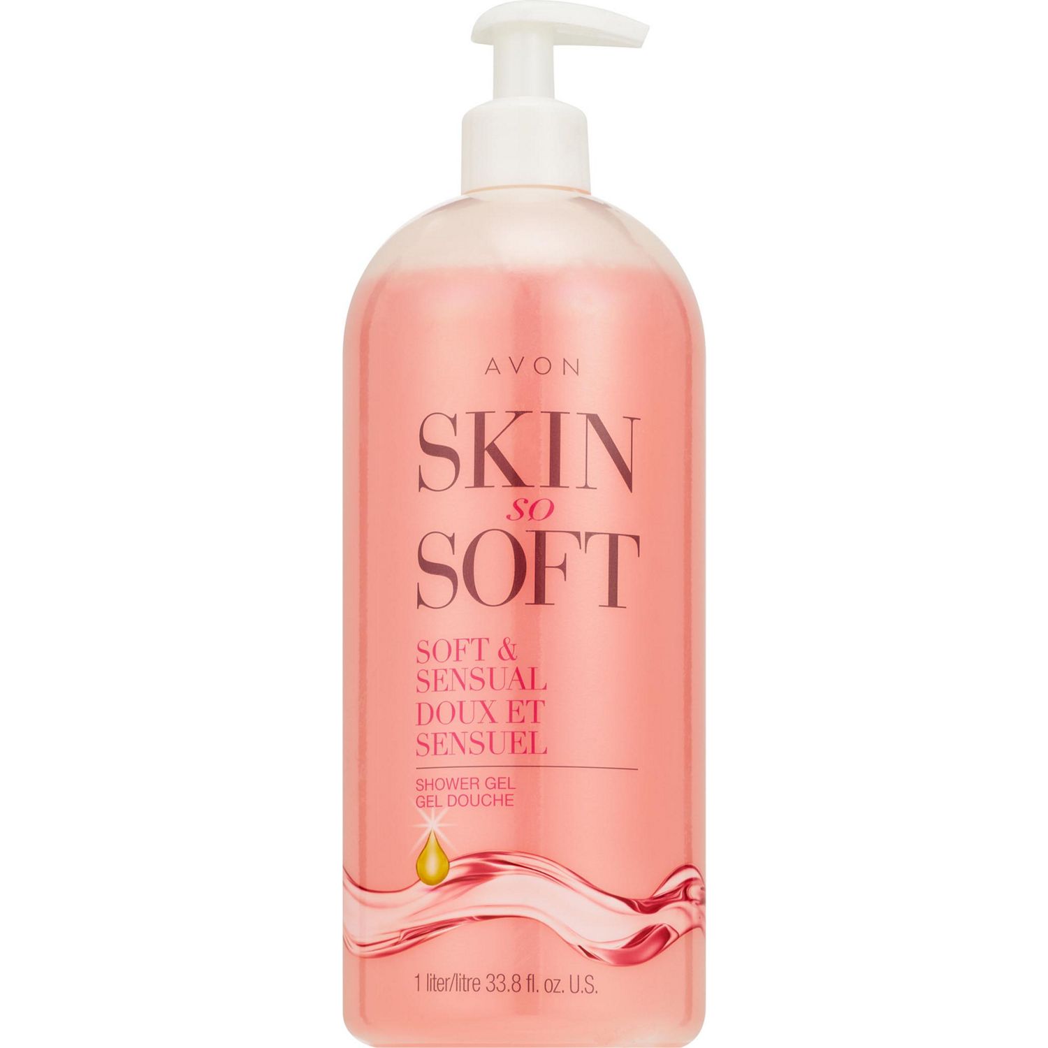Avon Skin So Soft Shower Gel, Soft & Sensual, 33.8 Oz