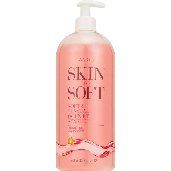 Avon Skin So Soft Shower Gel, Soft & Sensual, 33.8 Oz