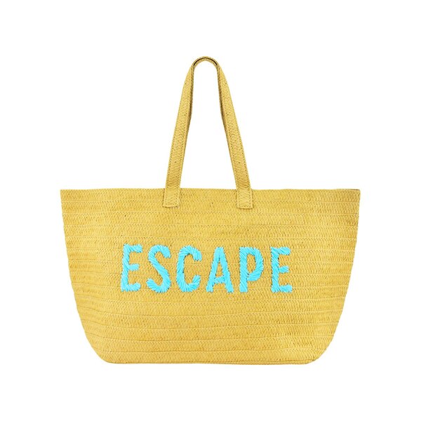 Concept One "Escape" Woven Straw Tote Bag