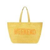 Concept One "Weekend" Woven Straw Tote Bag, thumbnail image