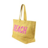 Concept One "Beach" Woven Straw Tote Bag, thumbnail image