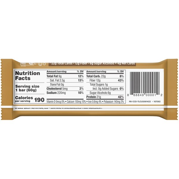 Quest Nutrition Protein Bar, 2.12 oz