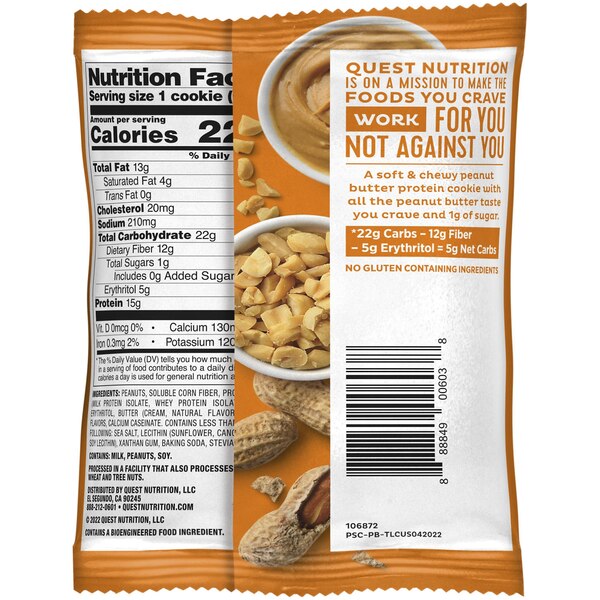 Quest Nutrition Protein Cookie, 2.08 oz