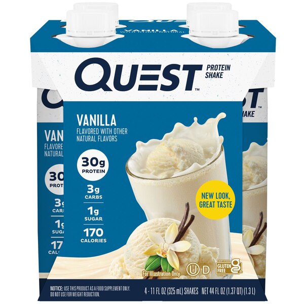 Quest Nutrition Protein Shake, 4 CT