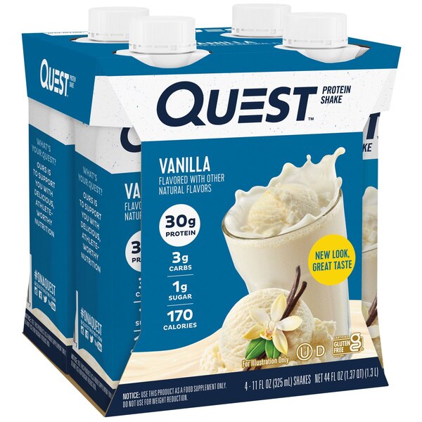 Quest Nutrition Protein Shake, 4 CT