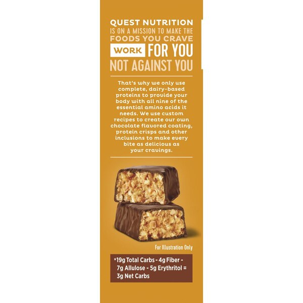 Quest Crispy Chocolate Peanut Butter Hero Protein Bar,  4 PK