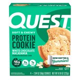 Quest, Chocolate Macadamia Nut Cookie 4 ct, 2.04 oz, thumbnail image
