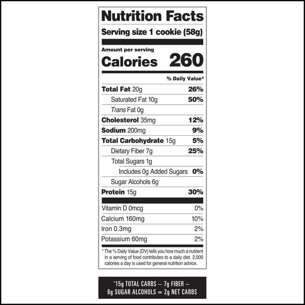 Quest, Chocolate Macadamia Nut Cookie 4 ct, 2.04 oz