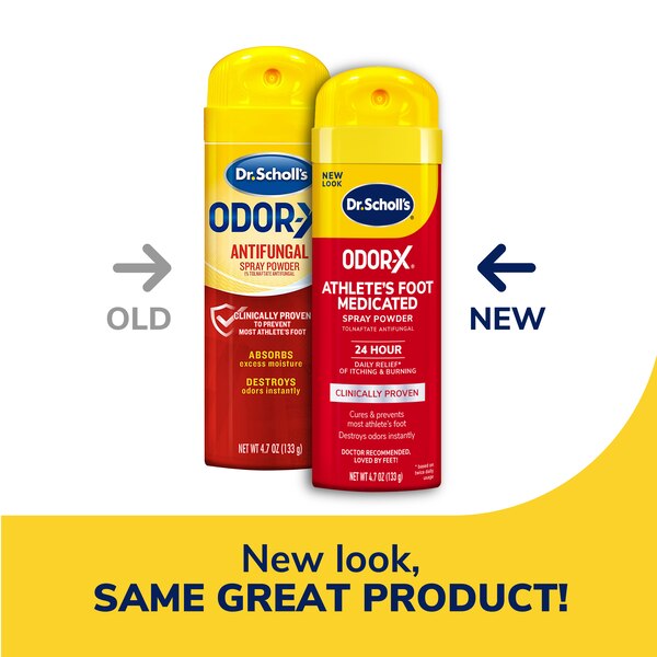 Dr. Scholl's Athlete's Foot Medicated Spray Powder, 4 OZ