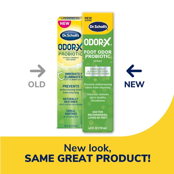 Dr. Scholl's Odor X Probiotic Foot Spray, 4 OZ