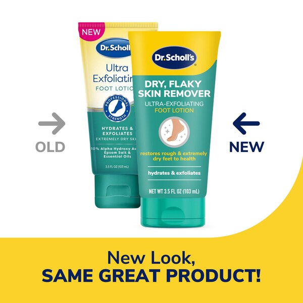 Dr. Scholl's Ultra Exfoliating Foot Lotion, 3.5 OZ