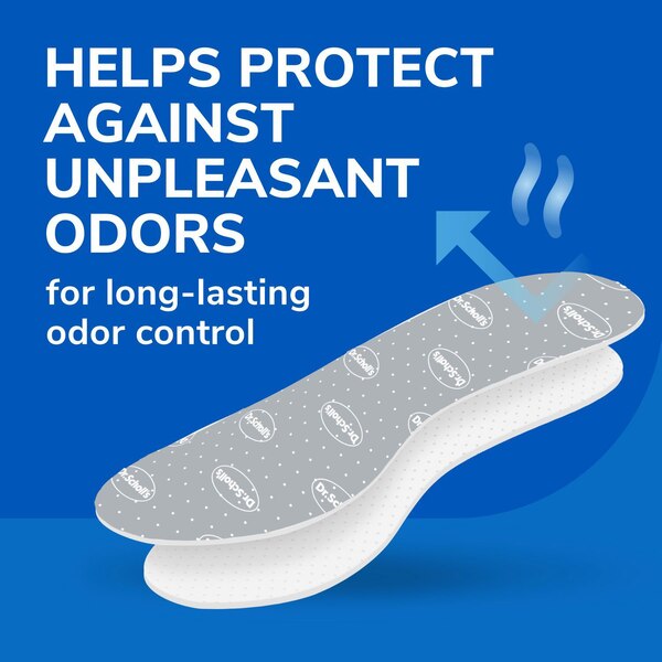 Dr. Scholl's® Air-Pillo® with Memory Foam Insoles, Unisex (Men 7-12) (Women 5-10), 1 Pair, Trim to Fit Inserts