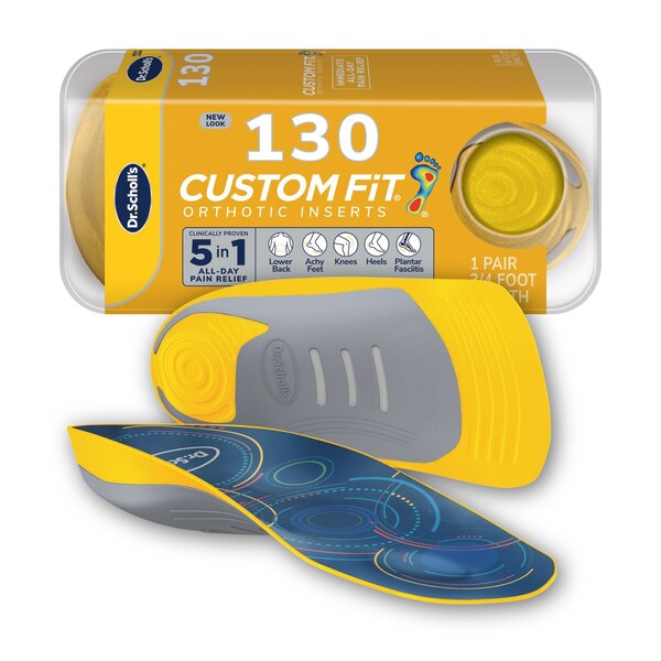 Dr. Scholl's - Plantillas ortopédicas Custom Fit CF130, 1 par